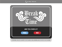 Tablet Screenshot of breaktimevape.com